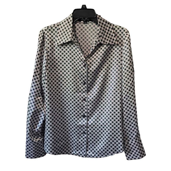 Kasper check blouse  - Picture 1 of 5